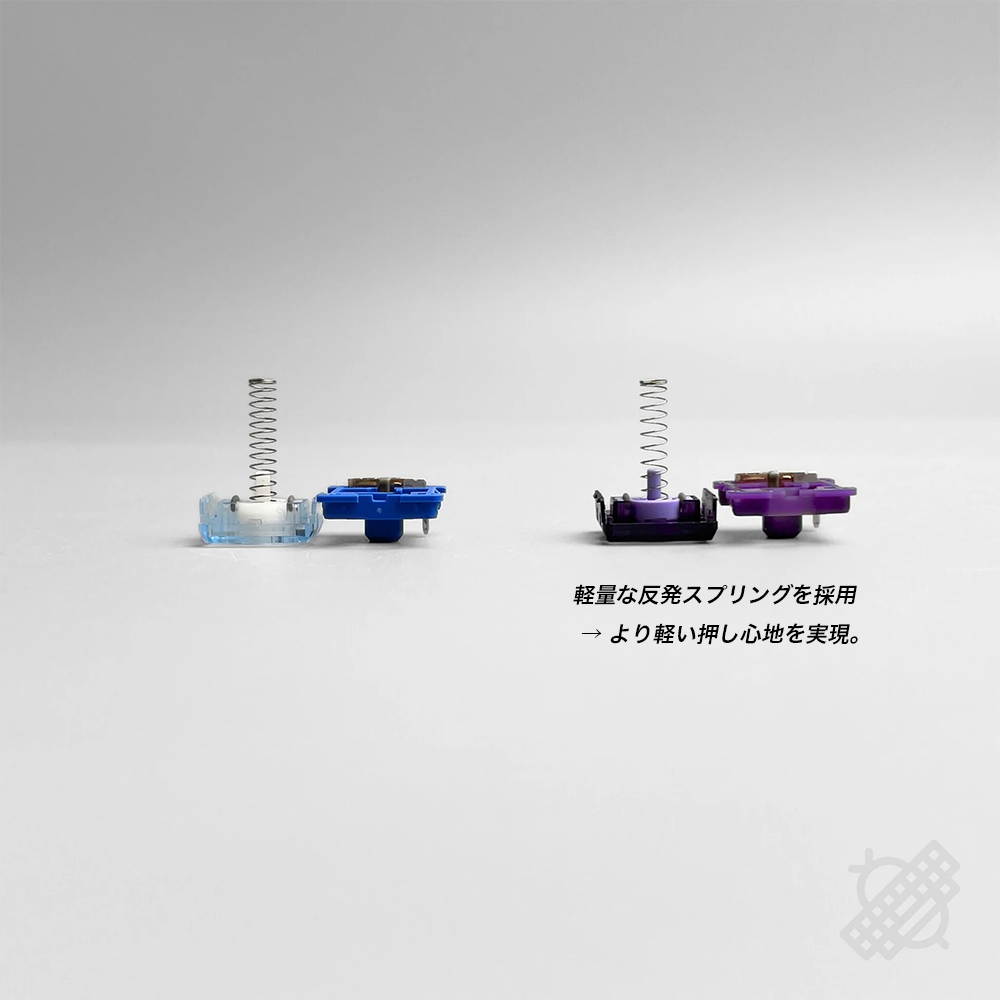 【予約受付中】Kailh Silent Purple Swallowtail Mini が登場！ 軽い押し心地と静音性を両立したロープロスイッチ