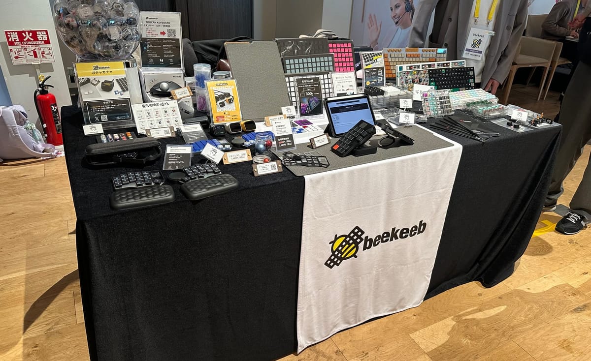 【天下一キーボードわいわい会Vol.10】beekeeb出展レポート｜自作キーボードの熱量を体感